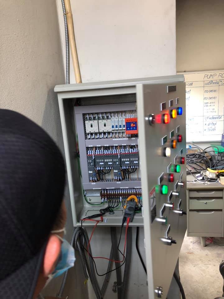 งานเปลี่ยน controller booster pump 7.5kW / 380V.