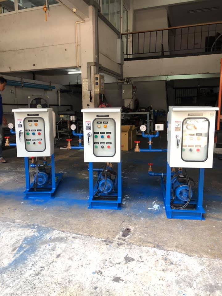 ส่งงานเรียบร้อย EBARA 2CDXM-70/20 ประกอบชุด Booster pump
