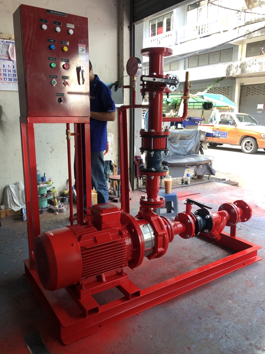 งานประกอบ JOCKEY PUMP SET LEO PUMP XST 50-250/185