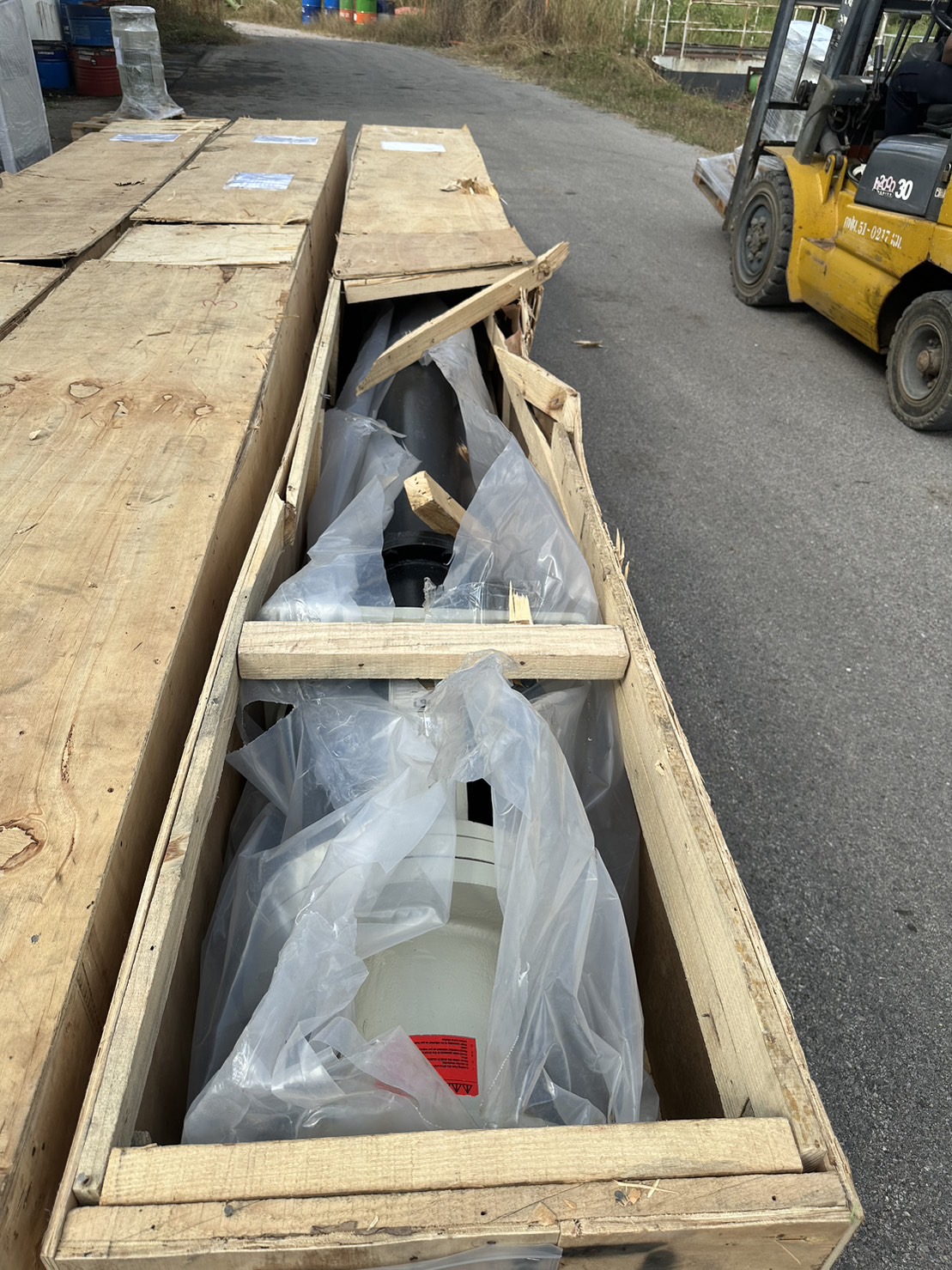 จัดส่ง KSB Vertical turbine pumps ที่ Egat ลำปาง