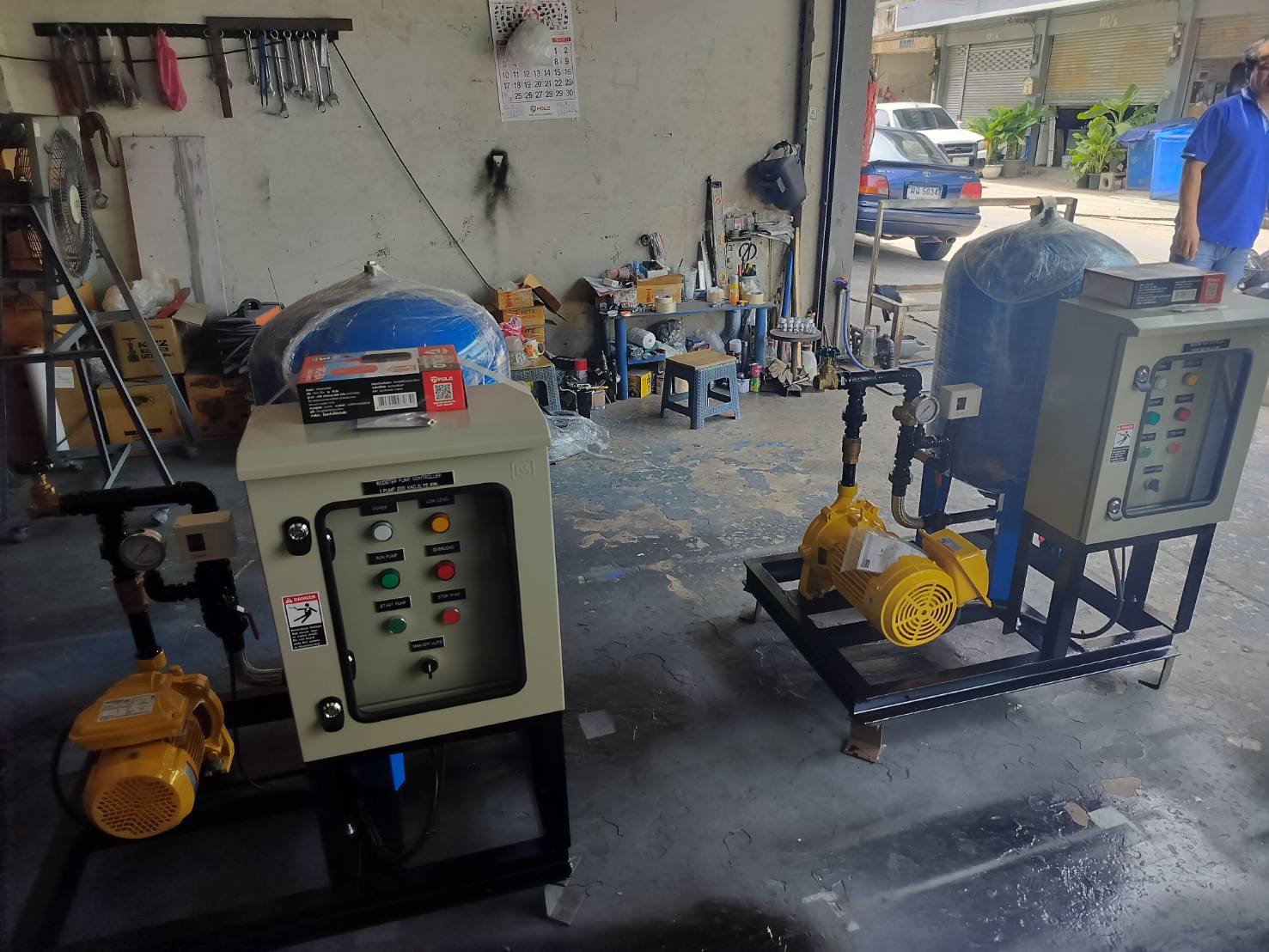 Package Booster Pump Mitsubishi Pump ACH-755S and WCH-2205S