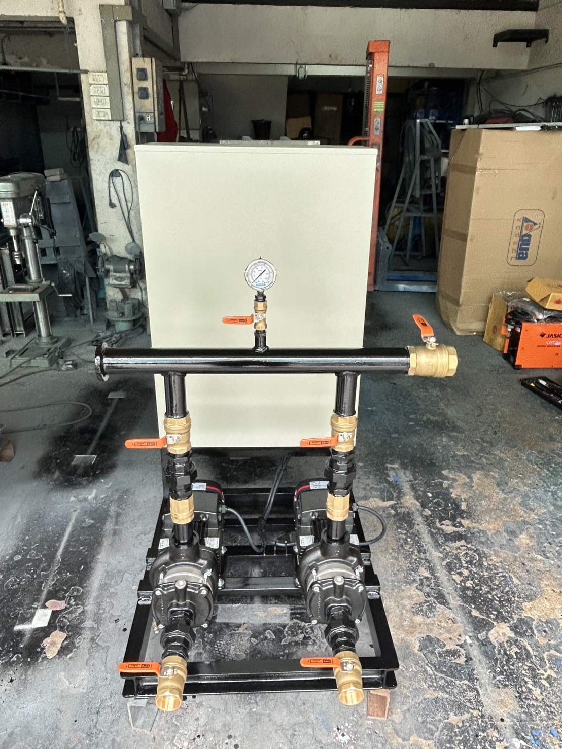 งานประกอบเสร็จพร้อมส่ง Transfer Pump Set  Grundfos Pump Model : CM10-3