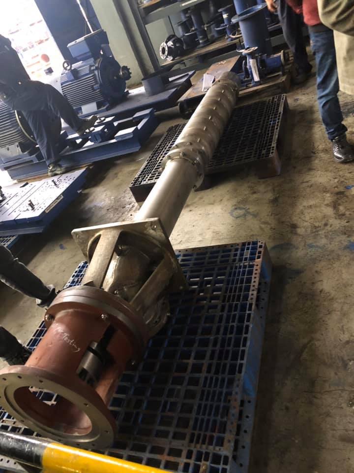 Visit tast run Vertical turbine KSB pump Pakisitan