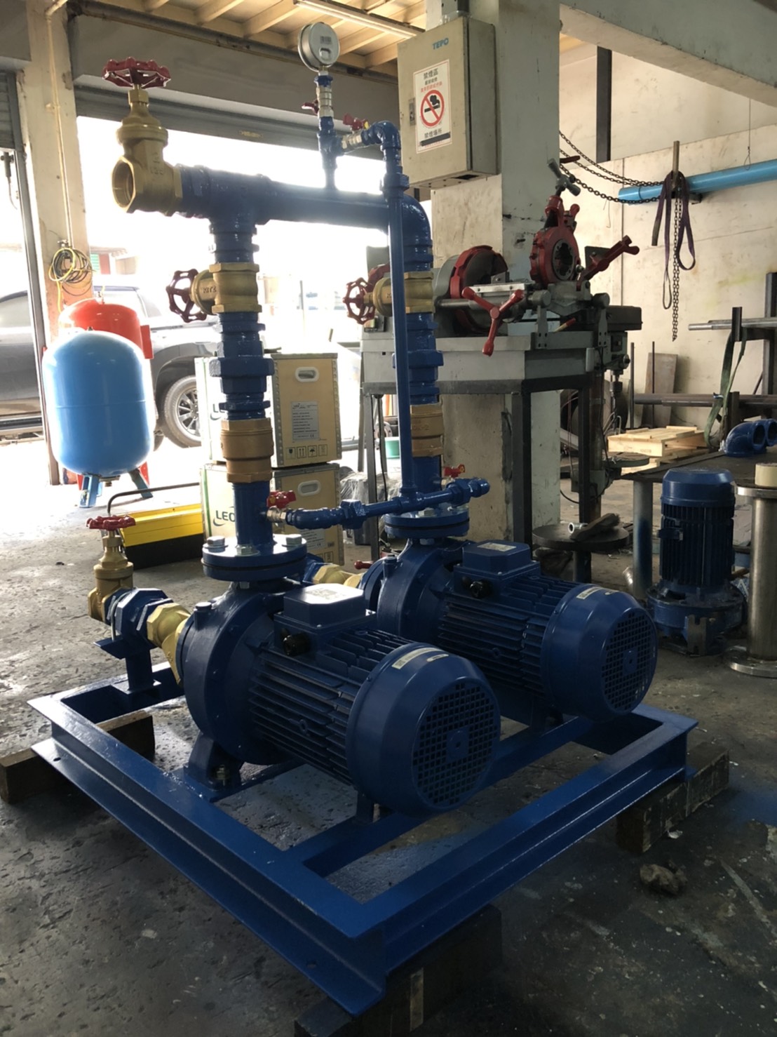 งานประกอบ Transfer Pump EBARA 3D 50-160/5.5
